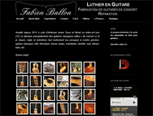 Tablet Screenshot of fabienballon.com
